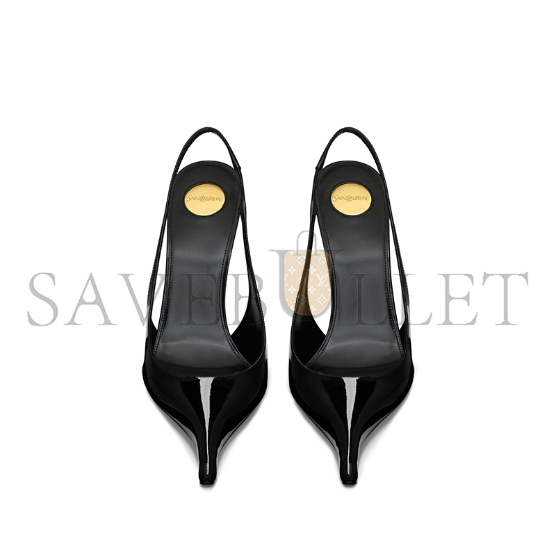 Y51 apolline slingback pumps in patent leather 8483501tvan1000